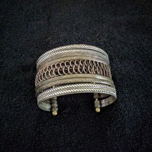Mixed metal cuff